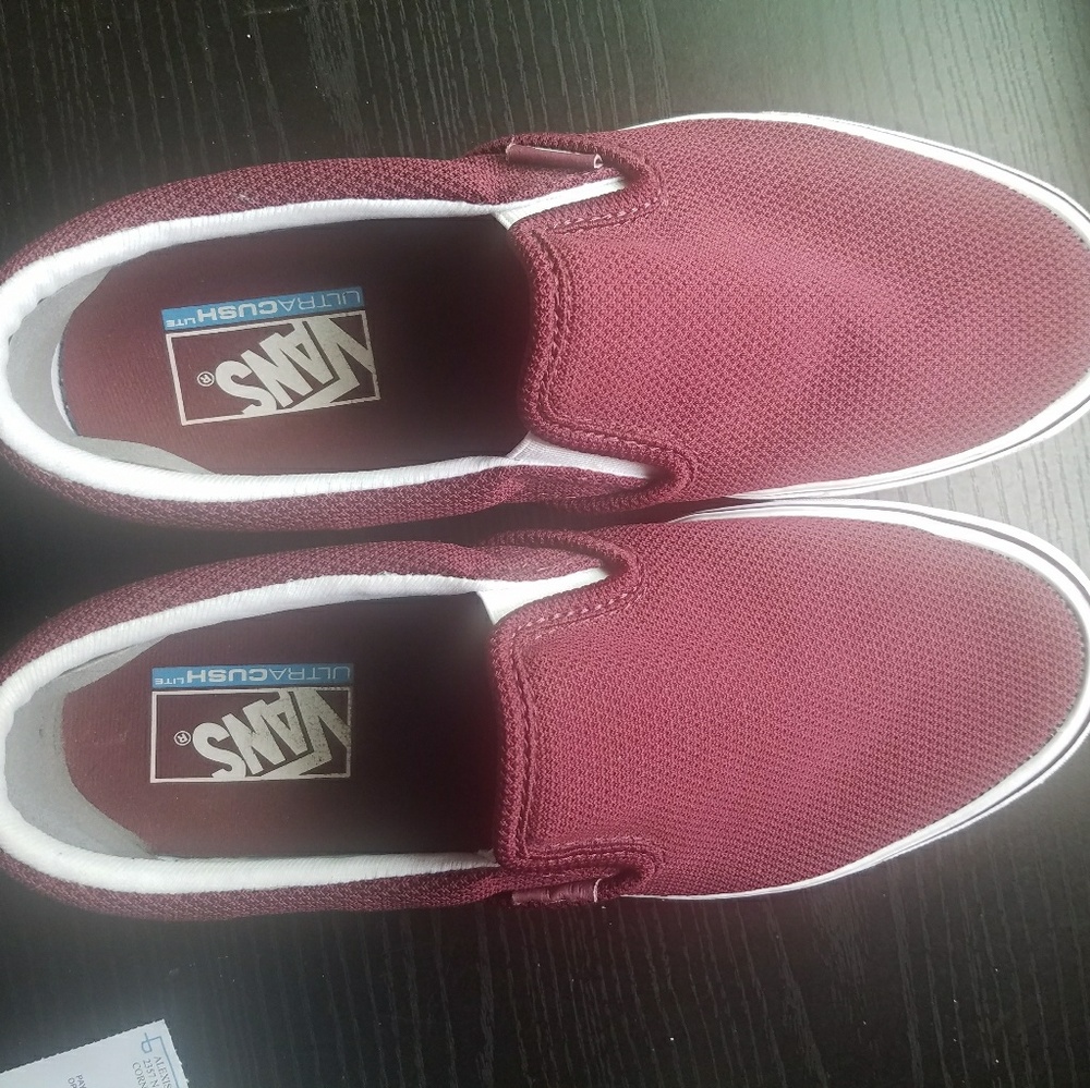 Maroon vans